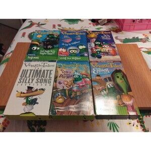 VeggieTales VHS Tapes Lot Of 6.  Big Idea. Christian
